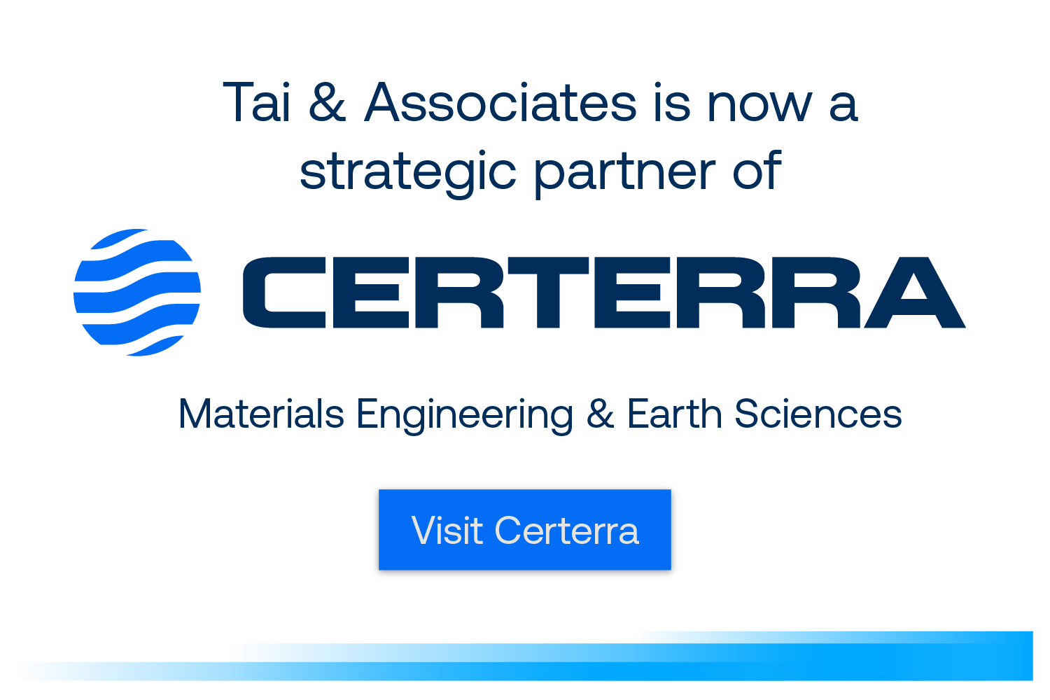 Tai & Associates is now a strategic partner of Certerra - Visit Certerra